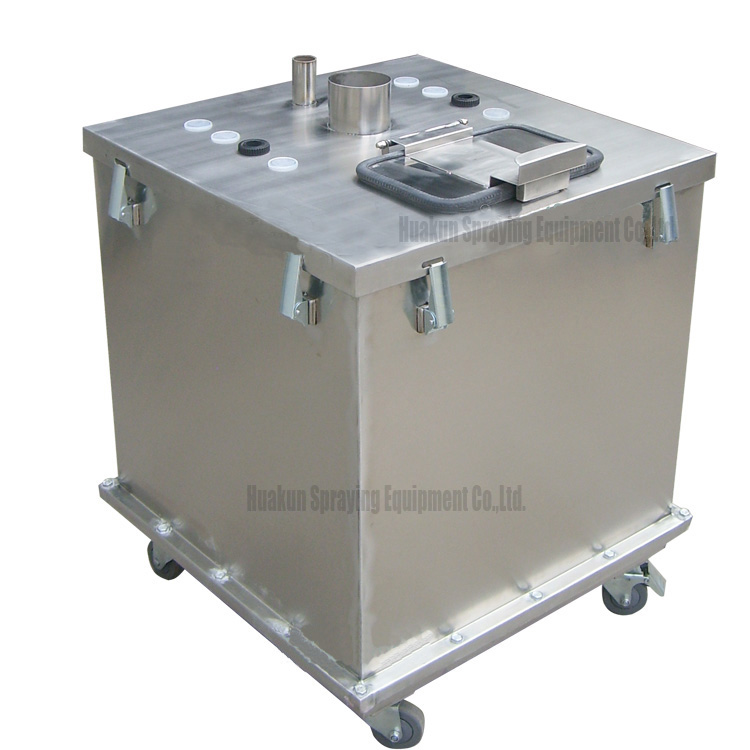 powder coating square hopper