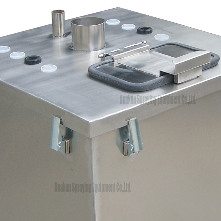 powder coating square hopper