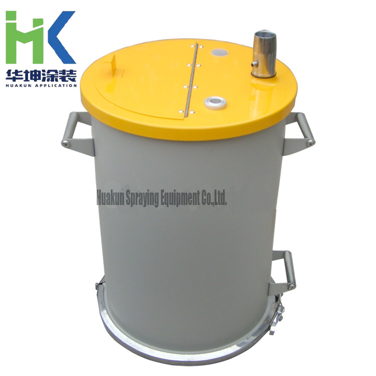 G powder coating hopper