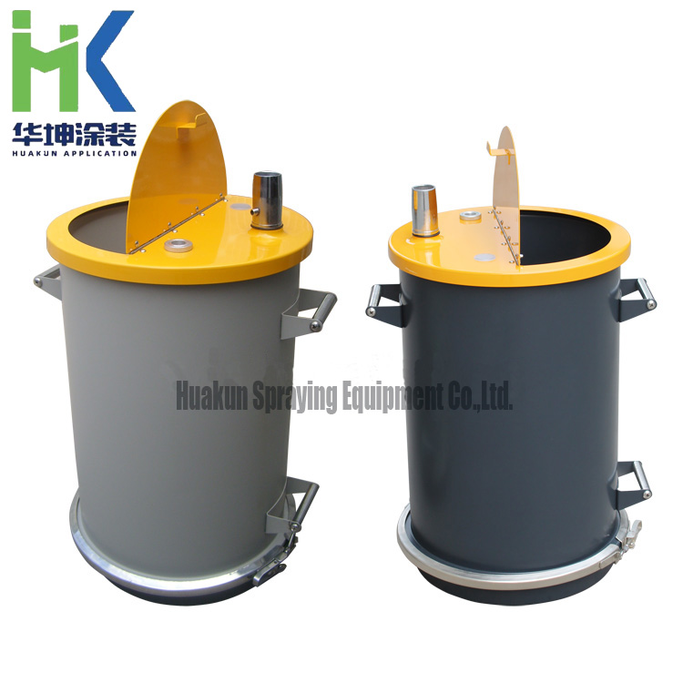 G powder coating hopper