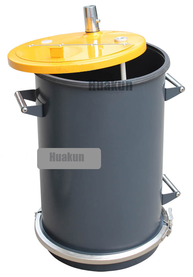 G powder coating hopper