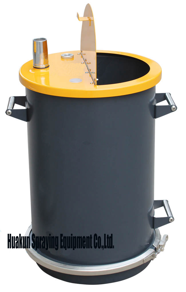 G powder coating hopper