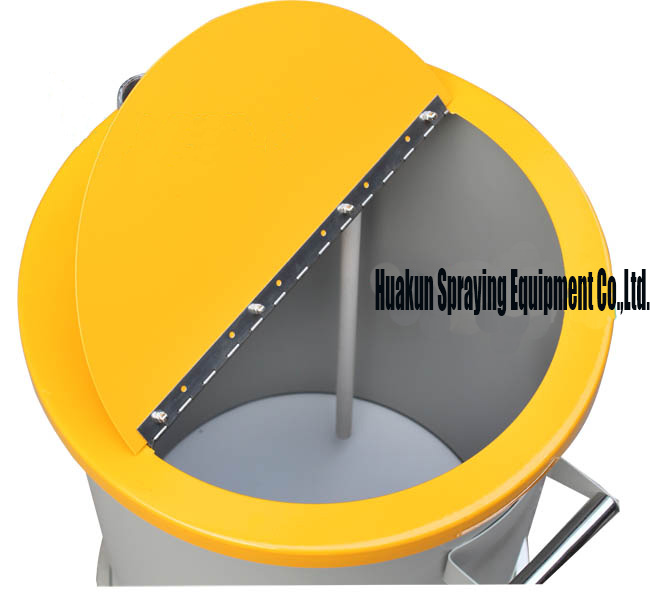 G powder coating hopper