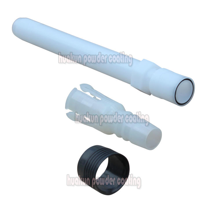 automatic coating gun hose connection