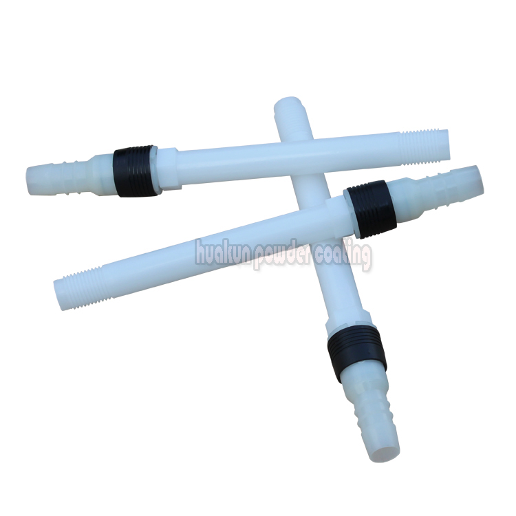 automatic coating gun hose connection