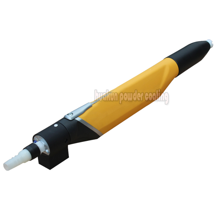 automatic coating gun hose connection