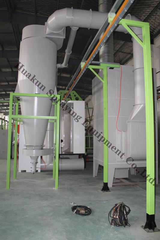small cyclone powder recovery system